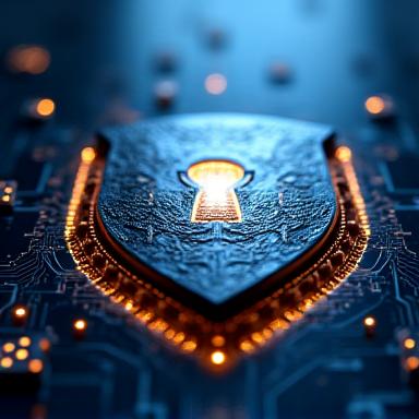 Secure data protection illustration